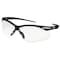 Jackson Safety Safety Glasses, Anti-Scratch, Clear Lens, Black Frame, Half-Frame 50042 - alternate 1